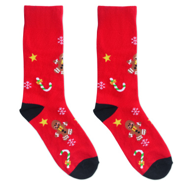 Logotrade promotional merchandise picture of: Pair of Christmas socks L